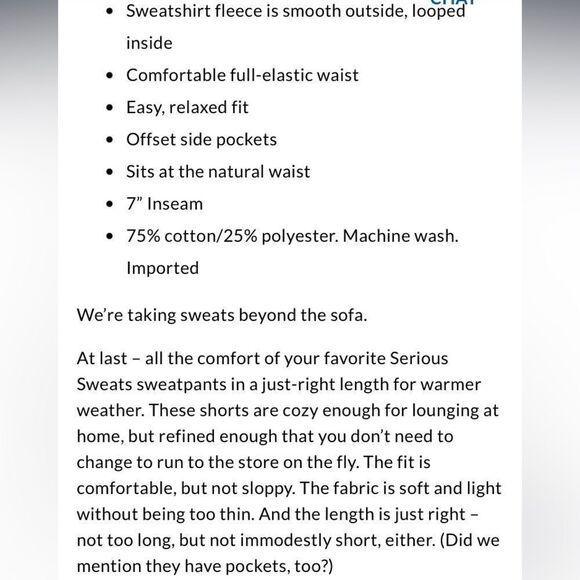 Land’s End Serious Sweats Shorts with pockets Heather Grey or Black Various - Picture 11 of 11